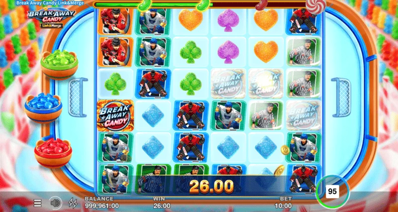 Break Away Candy базовая игра выигрыш
